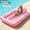 Pink, variant on Teblint Inflatable Tanning Pool Rafts for Adults, 70" x 46" Pool Floats with Pillow, 4-in-1 Suntan Tub Raft Floatie, Sunbathing Bed Lounge for Water Backyard, Blow Up Kids' Ball Pit, Blue