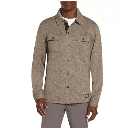 Eddie Bauer Men's Sweater Fleece Shirt Jacket