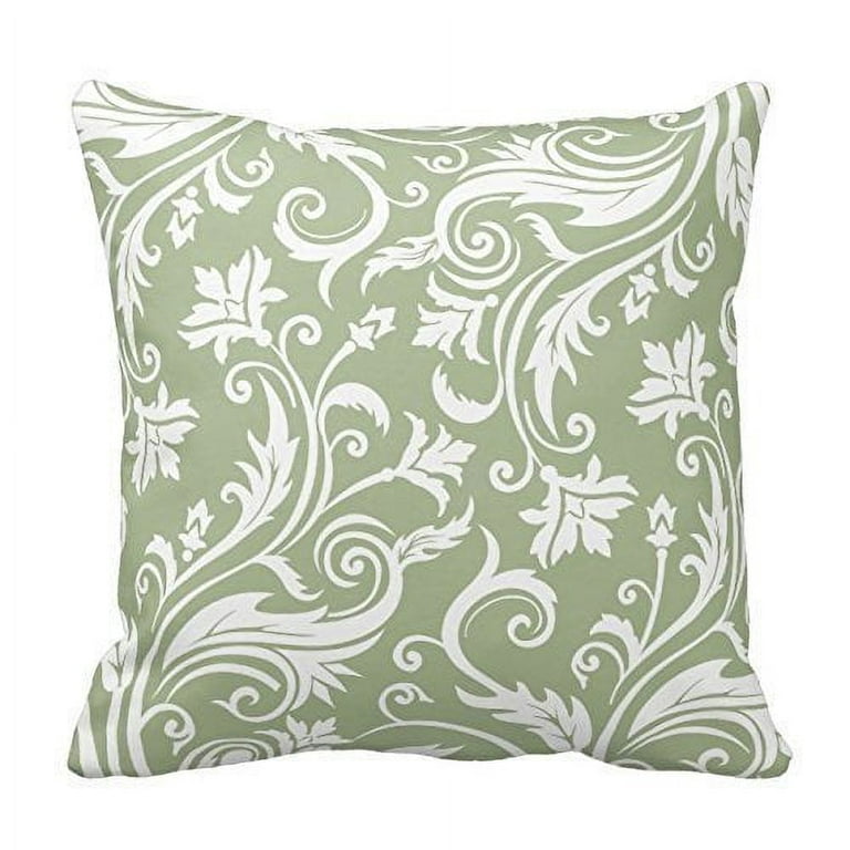 Large Green Square Modern Throw Pillows for Couch, Large Throw Pillow –  Grace Painting Crafts