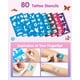 thumbnail image 5 of Marcadores de tatuaje temporales Lictin, 16 colores, con 80 plantillas, 5 of 9