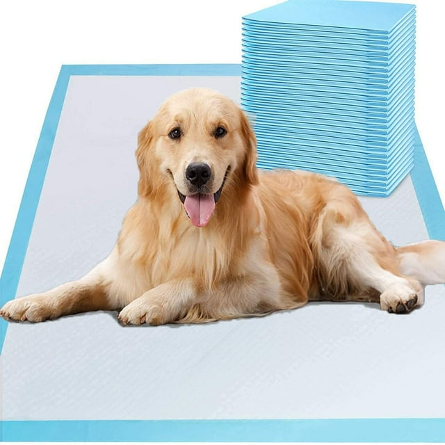 30 Counts 6 Layers Puppy Pads Leak Proof Pee Pads for dogs with Quick-Dry Surface
