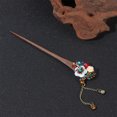 thumbnail image 3 of YSNOOWE 1Ud Horquilla De Vintage Para Recogidos Con De Flor Multicolor Resistente, 3 of 6