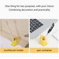 thumbnail image 3 of Cute Toothbrush For Kids, Resin Pen Pencil, Mini Tooth Stand, Creative Bathroom Organizer Storage For Vanity Countertop, Office, 3 of 6