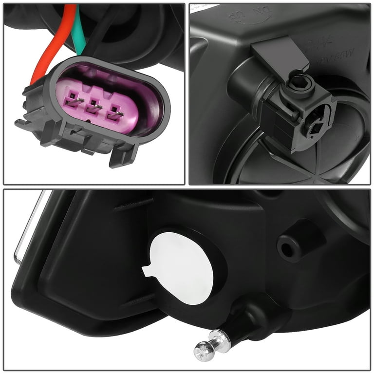 DNA Motoring Headlight for 2009-2018 Dodge Ram Truck 1500