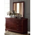 thumbnail image 5 of Acme Louis Philippe Wooden Frame Mirror, Multiple Colors Indoor, 5 of 9