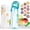 Blue+12pcs Flavor Pod, variant on 22oz Fruit Fragrance Water Bottle, Water Bottle BPA Free Starter up Set Drinking Bottles,with 7 Flavour pods%0 Sugar Water Cup,for Gym and Outdoor Gift