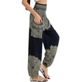 thumbnail image 2 of FUNING Boho Pants for Women - Hippie Harem Pants Women - Womens Yoga Pants – Comfy Bohemian Flowy Hippie Clothes, 2 of 9