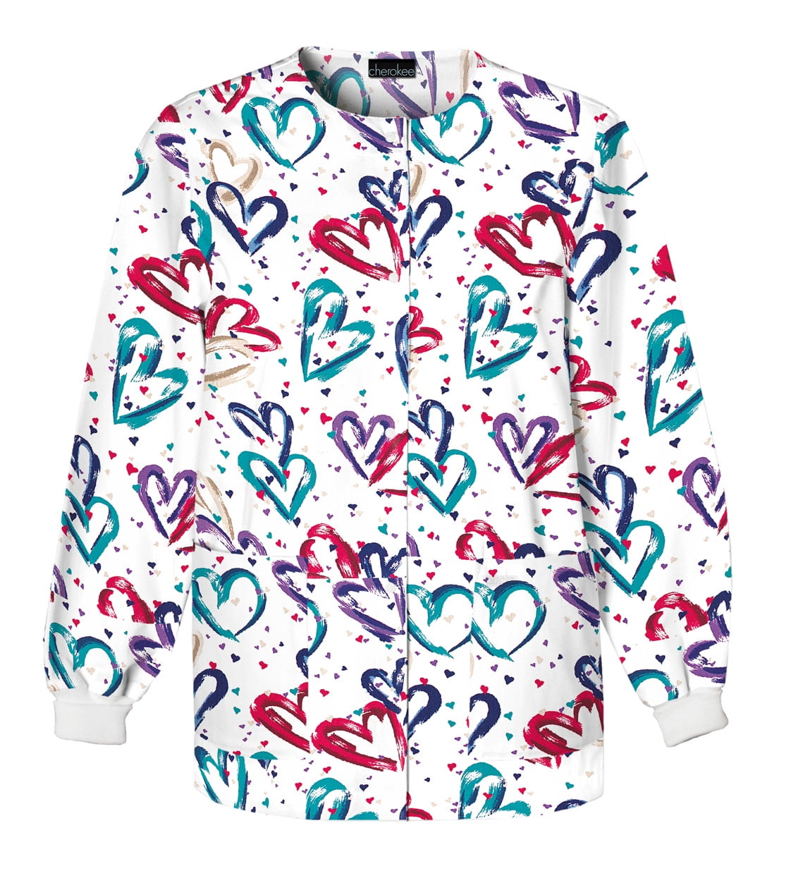 Download Cherokee - Cherokee Prints Women Scrubs Warm Up Jacket ...