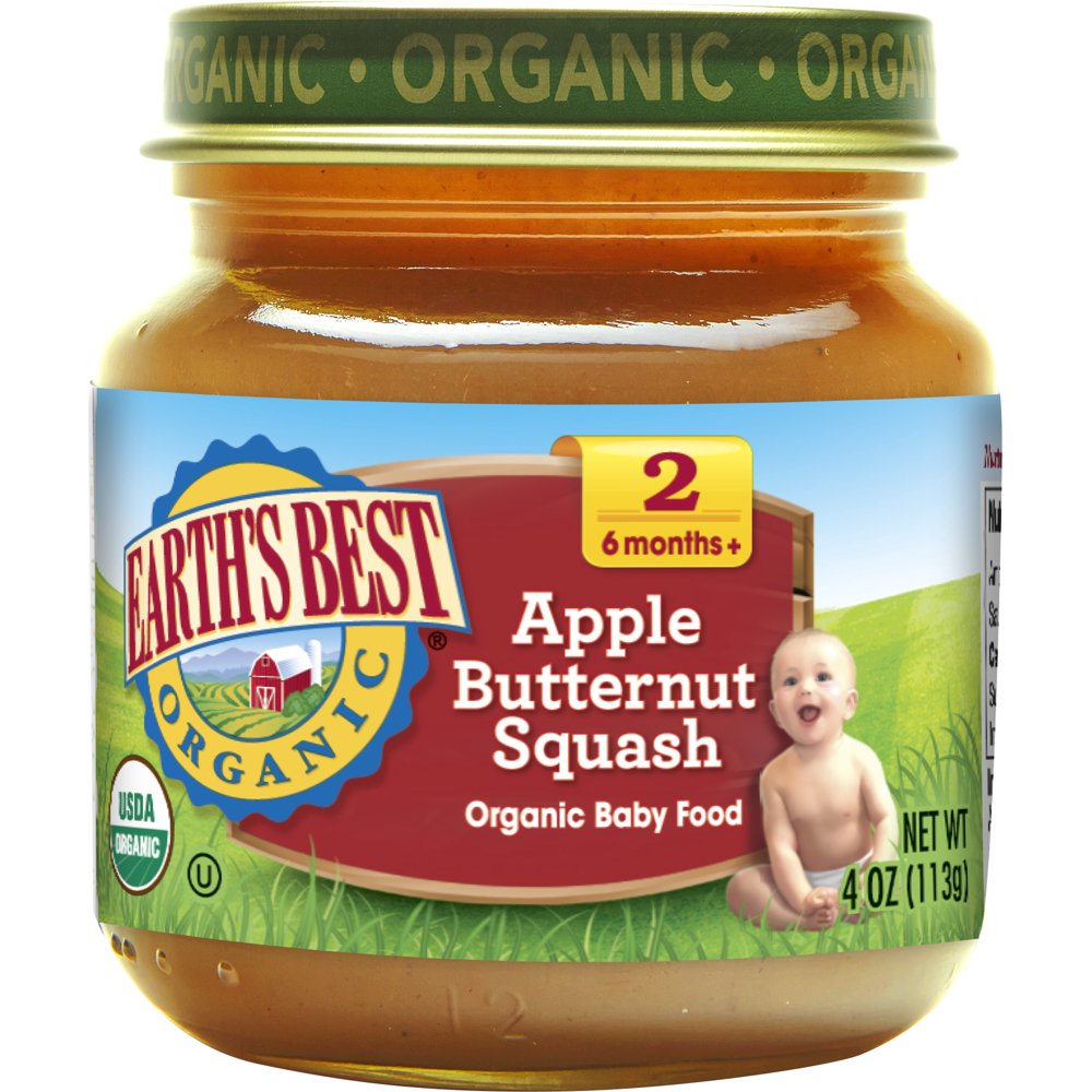 Earth�s Best Organic Stage 2, Apple and Butternut Squash
