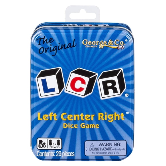 Jeu Left Center Right avec sa boîte en métal