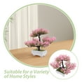 thumbnail image 4 of Plantas artificiales bonsái para decoración de habitación, árbol bonsái falso para decoración del hogar, estantería interior, escritorio de oficina, baño, decoración de granja, 4 of 5