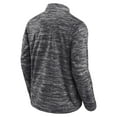 thumbnail image 3 of Men's Fanatics Charcoal San Francisco Giants Getting Faster Space-Dye Quarter-Zip Top, 3 of 3
