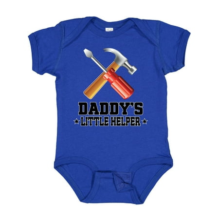 

Inktastic Daddy Little Helper Outfit Tools Gift Baby Boy Bodysuit