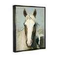 thumbnail image 4 of Stupell Industries Horse at Rustic Fence Animals & Insects Painting Black Floater Framed Canvas Art Print Wall Art, 17 x 21, 4 of 10