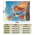 thumbnail image 4 of Manta de El Rey León, manta de felpa grande y súper suave para niños, niñas y adultos jóvenes, manta de franela cálida y acogedora para sala de estar, sofá cama, todas las estaciones, 40 x 30 pulgadas, 4 of 8