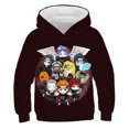 thumbnail image 1 of Suéteres de calle para niños y niñas de 3 a 14 años, sudadera con capucha Akatsuki Cloud, suéter unisex, ropa de calle para otoño e invierno, 1 of 1