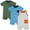 Unbearably Cute, variant on Onesies Brand Baby Boy Short Sleeve and Sleeveless Rompers, 3-Pack, Sizes 0/3 Months - 24 Months