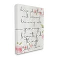 thumbnail image 3 of Stupell Industries Beautiful Things Take Time Motivational Phrase Gardening Reference Graphic Art Gallery-Wrapped Canvas Print Wall Art, 36x48, by Daphne Polselli, 3 of 5