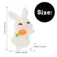 thumbnail image 2 of 6pcs Figurines de Lapin Miniature Résine Mini Lapin Micro Paysage Ornement, 2 of 7