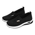 thumbnail image 2 of AUDeals Womens Breathable Orthopedic Slip On Tennis Shoes Arch Support Anti Skid Walking Sneakers (Black, 8), 2 of 9