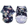 thumbnail image 4 of Upioiwer 2-Pack,2025 Pet Summer T Medium Size Dog Clothes Shirts Hawaii Style Floral Dog Apparel Dog Shirt Printed Pet Dog Clothes Medium Size Dog T Shirts Breathable, 4 of 7