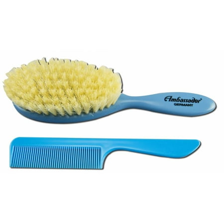 - Ambassador - Baby Brushes, Brush & Comb Set Blue 5128