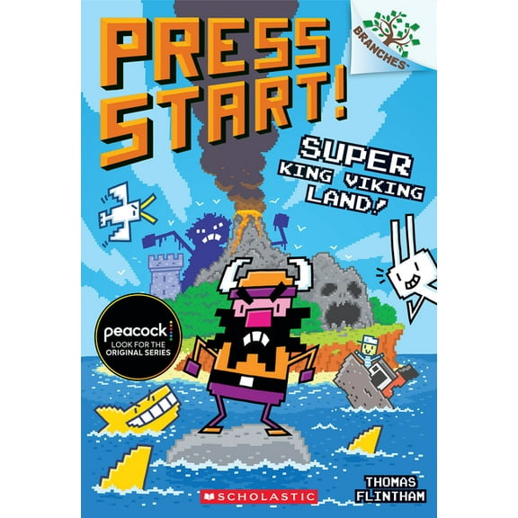 Press Start! Super King Viking Land!: A Branches Book (Press Start! #13), (Paperback)