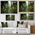 thumbnail image 4 of Designart "Echoes Of Wilderness In Green" Factories Floater Framed Canvas Prints, 4 of 5