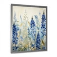 thumbnail image 2 of Designart "Graceful Blue Bonnets Field IV" Blue Bonnets Picture Framed Canvas Prints, 2 of 5