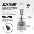 thumbnail image 2 of For Ford Explorer 1999-2001 6000K White LED Headlight Bulbs Fog Light Combo Kit, 2 of 7