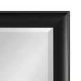 thumbnail image 4 of Kate and Laurel Scoop Framed Wall Mirror, 28 x 40, Black, Traditional Dark Large Mirror for Home Decor, 4 of 8