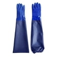 thumbnail image 6 of CMrtew 1 Pair Safety Work Gloves Waterproof Gauntlets Builders Fishing Drains,Cleaning Protective Safety Work Heavy Duty Rubber Gloves Long Rubber Gloves Elbow Length Chemical Resistant Gloves, 6 of 8