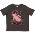 thumbnail image 3 of Inktastic Hogs and Kisses with Cute Pig Family Boys or Girls Toddler T-Shirt, 3 of 5