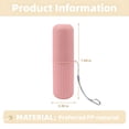thumbnail image 2 of BPPEG 2Pcs Toothbrush Travel Case,Portable PP Tooth Brush Holder,Toothbrush Case for Home,School,Camping and Bathroom, 2 of 7