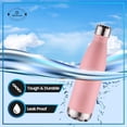 thumbnail image 5 of SOPL-OLIVEWARE Sigma Vacuum Double Wall Bottle, Stainless Steel, Hot & Cold, Insulated Bottle, Fit for Indoor & Outdoors (500 Ml, Pink), 5 of 5