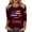 Wine #175, variant on KDDYLITQ 250th Anniversary Usa Shirts for Women Independence 250 Years Birthday Crew Neck Tops Summer Usa Flag Patriotic Tees Red White and Blue Fashion 3/4 Sleeve T-Shirts Navy 2XL