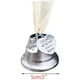 thumbnail image 5 of Bewildely Campana colgante conmemorativa de Navidad, enlace de ala de Ángel, campana de plata, una pieza de mi corazón está en el cielo, colgante de Kits de decoración para fiestas No. 4 Bewildely HA045224-04, 5 of 6