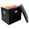 thumbnail image 2 of Advantus File Box, 13 x 10 x 11, Letter, Paperboard, Black, 2 of 6