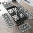 thumbnail image 5 of TECHVIDA Kitchen Rugs 4 Piece,kitchen mats for floor,Non-Slip Machine Washable Rugs,Boho Vintage Kitchen Mat for Hallway Laundry Room Sink, 5 of 7
