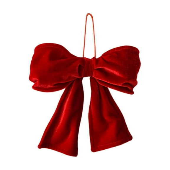 Moocorvic Christmas Decorations Bow for Christmas Tree, Indoor Outdoor Holiday Xmas Decor Home Wreath Fence Stairs Fireplace Front Door Party Supplies