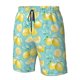 thumbnail image 4 of Fotbe Yellow Lemon Trajes de Baño Estampados para Hombre, Shorts de Verano de Secado Rápido, Ropa de Playa, Bañadores-X-Large, 4 of 6