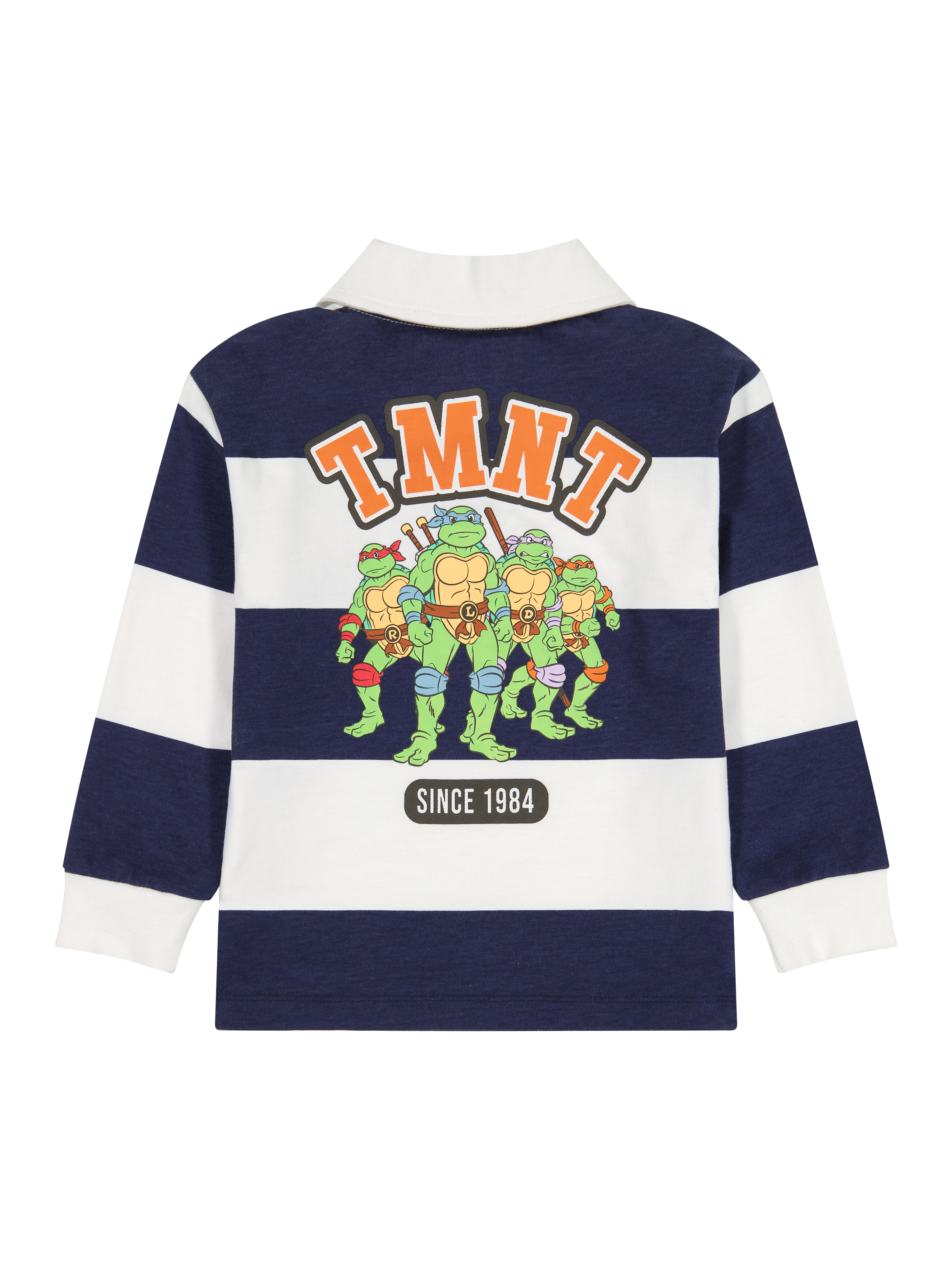 Nickelodeon Teenage Mutant Ninja Turtles Toddler Boy Long Sleeve Rugby Polo Shirt, Sizes 2T-5T - image 4 of 5