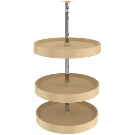 

Rev-A-Shelf Ld-2063-1836-1 Lazy Daisy Polymer 18 Full Circle 3 Shelf Lazy Susan Set -