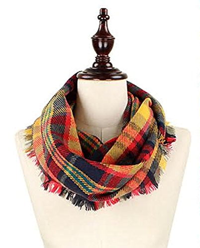 StylesILove Colorful Floral Infinity Scarf