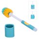 thumbnail image 4 of Juego de escobilla de baño Jadeshay soporte montado en la pared Diseño clásico, 4 of 8