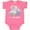 Hot Pink, variant on Inktastic I Love My Aunt Cute Elephants with Moon and Stars Boys or Girls Baby Bodysuit