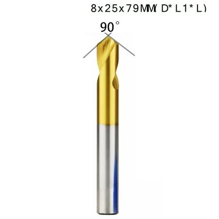 

1PCS High-speed steel titanium-plated centering positioning drill 90-degree