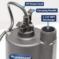 Superior Pump 92330 1/3 HP Thermoplastic Sump Pump with Tethered Float Switch