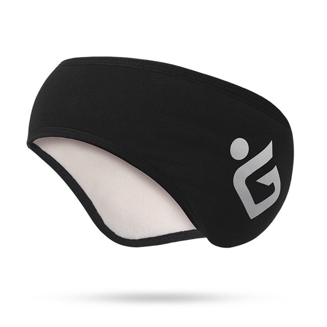 Amdohai Bandeau d'Hiver avec Chauffe-Oreilles, Bandeau Chaud pour Course, Ski, Motorcycle