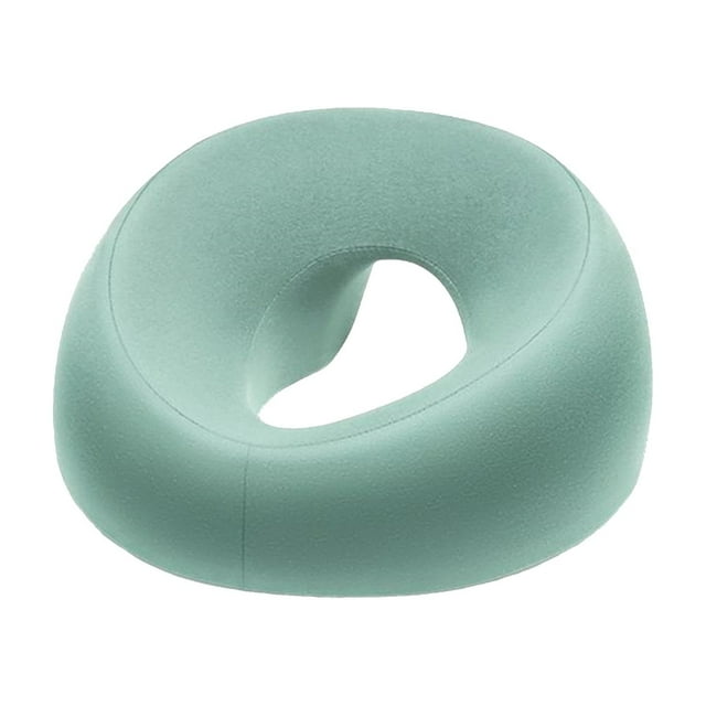 Professional Massage Table Cushion Headrest with Adjustable Face Hole and Contoured Front Arm Support for Enhanced Client Comfort in Spa Salon Facial Massage Therapy and Chiropractic Use